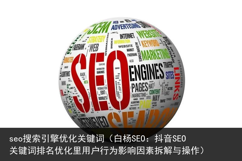 seo搜索引擎优化关键词（白杨SEO：抖音SEO关键词排名优化里用户行为影响因素拆解与操作）(图2)